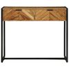 vidaXL Console Table Brown 90 x 35 x 75 cm Solid Acacia Wood