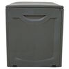 vidaXL Storage Box Black 118x53x57 cm Polypropylene