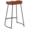 vidaXL Gavin Bar Stools 2 pcs 45x40x63 cm Solid Wood Mango