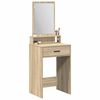 vidaXL Dressing Table Sonoma Oak 50 x 41 x 140 cm Engineered Wood