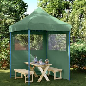 vidaXL Party Tent Green Oxford Fabric