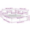 vidaXL Bookcase Bed without Mattress White 150x200 cm Solid Wood Pine