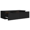 vidaXL Wall Cabinet Black 68x30x20 cm Engineered Wood