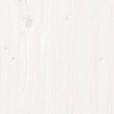 vidaXL Sideboard White 100x35x74 cm Solid Wood Pine