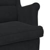 vidaXL Armchair Black 92 x 71 x 91 cm Velvet