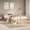 vidaXL Bookcase Bed without Mattress 140x190 cm Solid Wood Pine