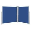 vidaXL Retractable Side Awning Blue 160x600 cm