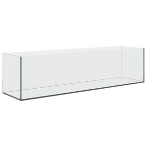 vidaXL Aquarium with Storage Transparent 80 x 20 x 20 cm Glass