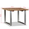 vidaXL Coffee Table Solid Reclaimed Wood 55x55x40 cm