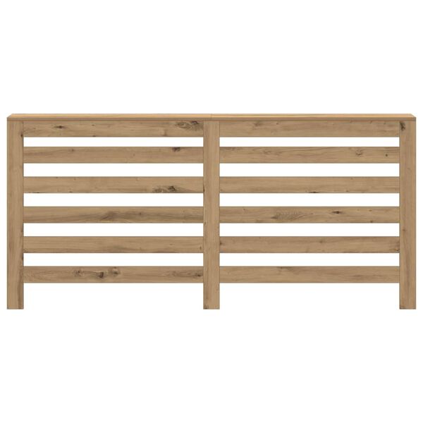 vidaXL Radiator Cover Artisian Oak 175x20x82 cm Engineered Wood