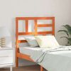 vidaXL Bed Headboard Wax Brown 105.5 x 4 x 104 cm Solid Pine Wood