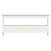 vidaXL Hall Bench White 100x28x45 cm Solid Wood Pine
