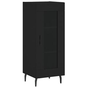 vidaXL Sideboard Black 34.5x34x90 cm Engineered Wood