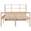 vidaXL Bookcase Bed without Mattress 120x200 cm Solid Wood Pine