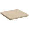 vidaXL Seat Cushions 4 pcs Cream 40 x 40 x 3 cm Microfibre Fabric