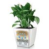 LECHUZA Planter QUADRO LS 35 ALL-IN-ON High-Gloss White 16160