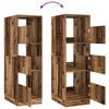 vidaXL Laundry Cabinet with Storage with Door Old Wood Engineered wood
