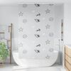 vidaXL Shower Roller Blind with Cassette 120x240 cm Fabric Width 116 cm