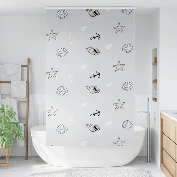 vidaXL Shower Roller Blind with Cassette 120x240 cm Fabric Width 116 cm