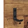 vidaXL Wall-Mounted Coat Rack Old Wood 70 x 10 x 90 cm Engineered wood