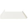 vidaXL Floating Shelf Wall-mounted 4 pcs White 100 x 18 x 2.5 cm Steel
