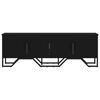 vidaXL TV Cabinet Black 122x34x41 cm Engineered Wood