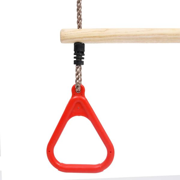 vidaXL Trapeze Swing Bar with Rings