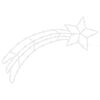 vidaXL Christmas Lights Shooting Star Silhouette 2 pcs 50 LEDs Warm White