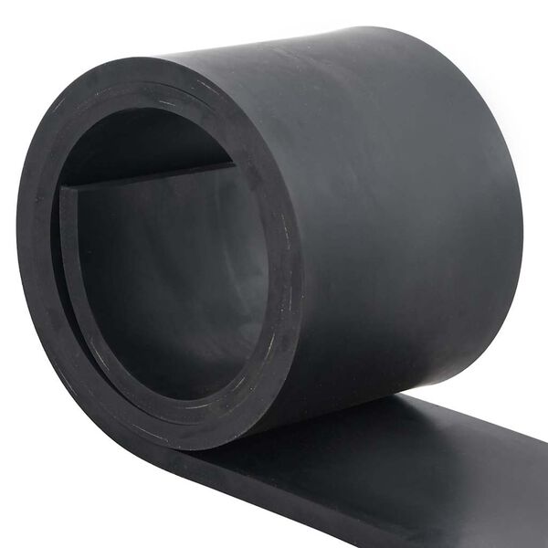 vidaXL Rubber Edge for Snow Plow Black 200x15x1 cm