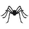 vidaXL Halloween Spider Decoration with Webs 4 pcs Black and white