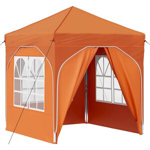 vidaXL Pop-up Party Tent 192 x 192 x 245 cm Orange