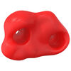 vidaXL Climbing Hold 2 pcs Red 100 x 67 x 43 mm PP