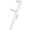 vidaXL Tent Pegs 50 pcs 23 cm Ø4 mm Galvanised Steel