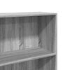 vidaXL Bookcase Grey Sonoma 60x30x189 cm Engineered Wood