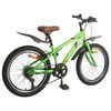 vidaXL Kids Bike 20'' 6-Speed for 6-11 Years Old Green
