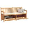 vidaXL Bench with Storage Brown 180 x 60 x 90 cm Solid Teak Wood