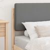 vidaXL Bed Frame with Upholstered Headboard Light Grey 90 x 200 cm