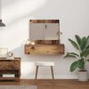 vidaXL Dressing Table Brown 83 x 40 x 70 cm Engineered Wood