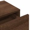 vidaXL Wall Shelf with Drawers Brown Oak 80x33x17 cm Engineered Wood