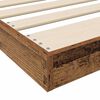 vidaXL Floor Bed Frame Old Wood 100 x 200 cm Engineered Wood
