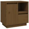 vidaXL Bedside Cabinet Honey Brown 50x34x50 cm Solid Wood Pine