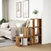 vidaXL Room Divider Bookcase&nbsp;3-Tier&nbsp;Old Wood 99x29x99 cm Engineered Wood