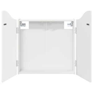 vidaXL Dartboard Cabinet White 56 x 12 x 63 cm Engineered Wood