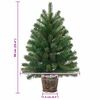 vidaXL Artificial Christmas Tree with 150 LEDs Green 95 cm PE and PVC