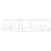 vidaXL Outdoor Dog Kennel Silver 6x10x2 m Galvanised Steel