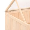 vidaXL Hamster Cage 104x52x38 cm Solid Wood Fir