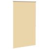 vidaXL Roller blind blackout 84.4x175 cm Fabric Width 80 cm beige