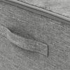 vidaXL Storage Boxes 2 pcs Fabric 43x34x23 cm Grey
