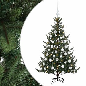 vidaXL Artificial Christmas Tree with Bauble 120 cm 150 LEDs