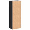 vidaXL Bookshelf Black Oak 40 x 30 x 114 cm Engineered Wood